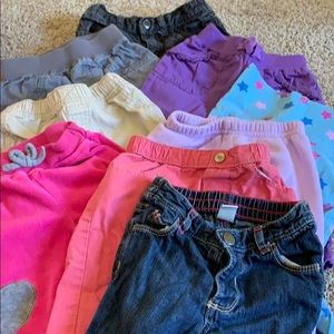 Old Navy and more! Lot of 6-12 month girls pants